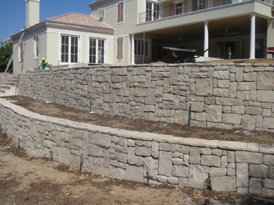 Stone Retainer Wall